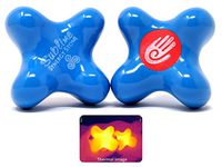 Sublime (Sky)(Set of 2) Synergy Stone - Contoured Hot Stone Massage Tools - Deep Heat for Muscle Tension Relief - Relaxing and Therapeutic - Ultra-Smooth for on Skin with Oil or Over Clothes