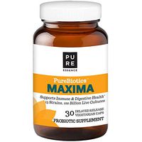 PURE ESSENCE LABS Maxima Probiotics 100 Billion CFU by Pure Essence - 15 Strains for Immune Support and Digestive Health - 30 Capsules