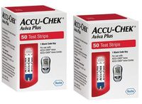 Accu-Chek Aviva Test Strips 100Ct Nfrs (2 Boxes of 50ct = 100ct Total)