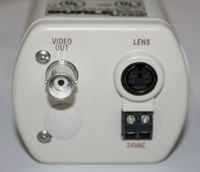 BURLE TC552A 24VAC WITH 4mm 1:1.2 CS LENS SECURITY SURVEILLANCE CAMERA