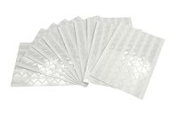 WEI LONG 10 Sheets(1020-pack) Multi-Colored Self-Adhesive PVC Photo Corners Stickers for DIY Scrapbook, Photo Storage, Personal Journal&Travel Recording Diary Adhesive