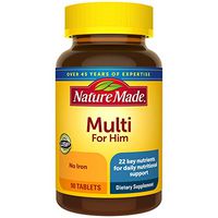 Nature Made Men's Multivitamin Tablets, 90 Count for Daily Nutritional Support (Packaging May Vary)