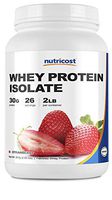 Nutricost Whey Protein Isolate (Strawberry) 2LBS
