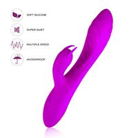 Handheld Portable Computer LED Vibrator-12 Speed USB Cable Rechargeable Waterproof Design-can Deeply Release Deep Tissue Muscle Pain-Suitable for Bedroom, Party (Purple)