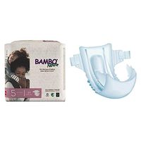 Bambo Nature Disposable Diapers, Size 5, 24-55 lbs. - Pack of 27