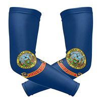 poeticcity Idaho Flag 1 Pair Arm Sports Sleeves Cooling Warmer UV Protection