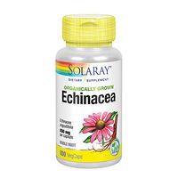 Solaray Organic Echinacea Angustifolia Root Supplement,100 Count