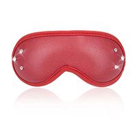 Briviee Red Blindfold Mask Eye Mask with Diamond for Halloween Stage Props Kit for