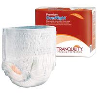 Tranquility Premium OverNight Pull-On Underwear XXL Case/48 (62-80 in.) by Tranquility