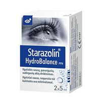 STARAZOLIN HYDROBALANCE Moisturizing Eye Drops, 2 pcs, 10 ml - for Dry, Irritated, Tired Eyes