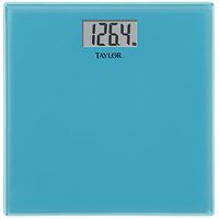 Taylor Precision Products Glass Digital Bath Scale (Blue)