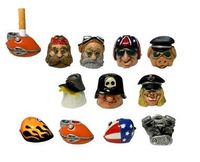 Butt Bat Assorted Biker Cigarette Snuffers Instant Cigarette Extinguishers for Ashtrays Random Pack of 4