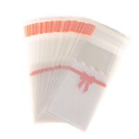 Fityle 100pcs Self Adhesive Valentine Day DIY Chocolate Cellophane Party Treat Cookies Candy Gift Bags Many Types Pick - S Pink Bowknot