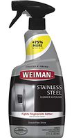 Weiman Stainless Steel Cleaner and Polish - Streak-Free Shine for Refrigerators, Dishwasher, Sinks, Range Hoods and BBQ grills - 22 fl. oz.
