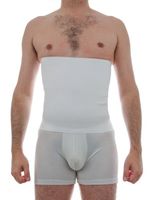 Underworks 12-Inch Belly Buster, Hernia Belt, Back Support with Hook n Eye Closure, 2X White