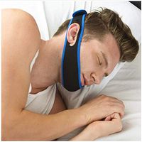 Stop Snoring Chin Strap - Anti Snore Solution for Good Mornings - Works Better Than Mouthpiece, Mouth Guards, Pillow, and other Devices - All Natural Remedy for Snorers - Reduce Snores and Improve