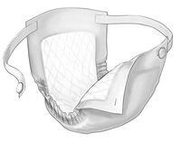 MaxiCare Belted Undergarment, Super Absorbency One Size Fits All, 120 ea by Kendall/Covidien