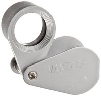 Donegan V309-15 Coddington Multi-Purpose Magnifier with Double Lens, 10X Magnification, 15mm Lens Diameter