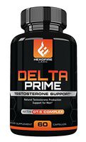 HexoFire Labs Delta Prime, Delta Prime Testosterone Production Support Capsules with Vitamin D Zinc & GT-5 Herbal Blend, 60 Capsules (30 Day Supply)