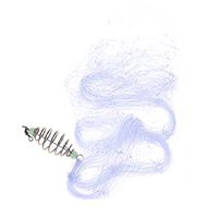 Meolin Hot Spring Connector Folding Fishing Nets With Luminous Beads Carp Fishing Fish Trap Fishing Tackles,10 mesh,As Description