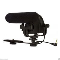 Vivitar Shotgun Condenser Microphone with Bracket & 2 Wind Screens