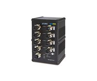 PLANET IP67 Rated M12 Industrial Fast Ethernet Switch 8-Port 10/100Base-TX (-40 ~ 75 C) / ISW-800T-M12 /