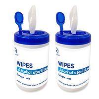 Household 75% Alcohol Wipes,Portable Disposable Cleaning Wet Wipes, Home Travel Office for All-Purpose Cleaning,2 barrels