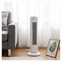 Fan, Fantask 35W 28" Quiet Bladeless Oscillating Tower Fan, White