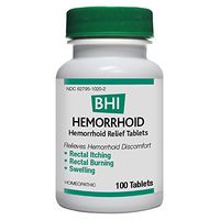 Hemorrhoid Homeopathic Relief for Hemorrhoid Discomfort (100 Tablets)