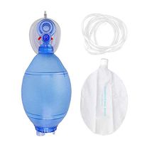 Simple Breathing Tool, VALLEYWIND PVC Mask with Oxygen Tube, 2000ML Reservoir Bag
