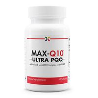 Stop Aging Now - MAX-Q10 Ultra CoQ10 with BioPQQ - Advanced CoQ10 Complex with Pyrroloquinoline Quinone (PQQ) - 60 Softgels