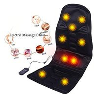 ZQG BEAUTY Neck Back Massager Electric Massage Chair 8 hot Acupressure Rolling for kneading Hip Muscle Vibration Belt Remote Control
