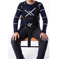 HNYG Wheelchair/Bed Seat Belt,Cross Medical Restraints Harness, Adjustable Patient Safety Strap,Safety Harness Restraint Strap Anti-Slip Positioning Band for Elderly