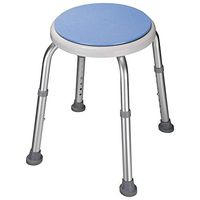 Rotating Seat Tub Seat Stool Lightweight Medical Bath and Shower Chair with Slid-Proof Rubber Tips for Safety
