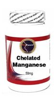 Chelated Manganese 50mg 100 Capsules # BioPower Nutrition