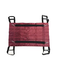 LUCKYYAN Waterproof Displacement Mat , Healthcare Multi-Mover Plus Transfer / Slide Sheet - 108×68cm, Wine Red