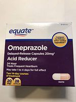 Equate Acid Reducer Omeprazole Magnesium 20.6 mg, 28-Count