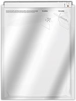 Large Child-Resistant Silver Plastic Zip Lock Opaque 9" x 12" Bags