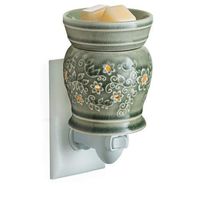 CANDLE WARMERS ETC Pluggable Fragrance Warmer- Decorative Plug-in for Warming Scented Candle Wax Melts and Tarts or Essential Oils, Perennial