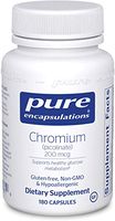 Pure Encapsulations - Chromium (Picolinate) 200 mcg - Hypoallergenic Support for Healthy Lipid and Glucose Metabolism - 180 Capsules