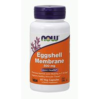 NOW Foods Supplements, Eggshell Membrane (A Unique Biological Matrix Composed of Major Joint Constituents) 500 mg, 60 Veg Capsules