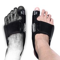 Vitoki Bunion Corrector Adjustable Bunion Splint Unisex Hallux Valgus Corrector for Home Use Nighttime Use 1 Pair (Large)