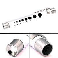 Precise Canada: Pen Light with Pupil Gauge Led Penlight for Doctor Nurse Diagnostic Batteries Free 2ct. White