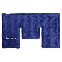 Inerzen Neck and Shoulder Hot and Cold Gel Pad Therapy Wrap for Pain, Muscle, Stress Relief - Microwavable & Freezable
