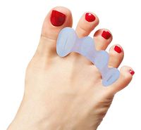 Toe Separators To Correct Toes & Relief Pain, Bunion Corrector For Women & Men, Toe Spacers, Yoga Toes Pads, Toe Protectors, Hammer Toe Straightener, Toe Spreaders (Complete Package of Firm & Soft)