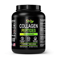 Collagen Peptides Powder (16.9 OZ) Gluten and Pesticide Free, Grass-Fed, Paleo Friendly, Non-GMO- Vanilla Flavored