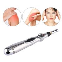 5-in-1 Acupuncture Pen, Energy Acupuncture Pen with 5 Massage Head Electronic Meridians Acupuncture Massager Relief Pain Tools 9 Modes