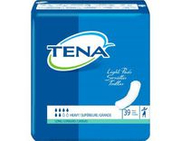 Tena Bladder Control Pad Light Heavy 15 Inch Length Heavy Absorbency Dry-Fast Core One Size Fits Most Unisex Disposable, 47619 - Case of 117