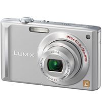Panasonic Lumix DMC-FX55S 8.1MP Digital Camera with 3.6x Wide Angle MEGA Optical Image Stabilized Zoom (Silver)