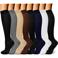 Compression Sock Women & Men - Best Running, Athletic Sports, Crossfit, Flight Travel - Maternity Pregnancy, Shin Splints